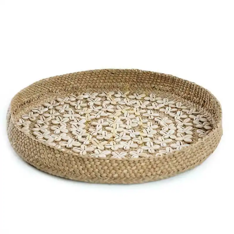 Noutate Farfurie Costa Shell - alb natural - M