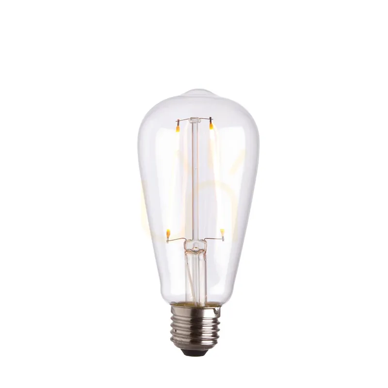 Accesoriu E27 LED filament pară transparent Endon Retur gratuit
