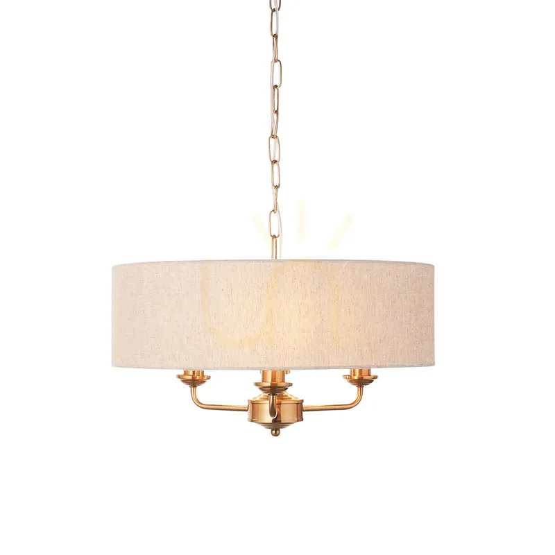 Ofertă Lampă suspendată Highclere Brass Endon