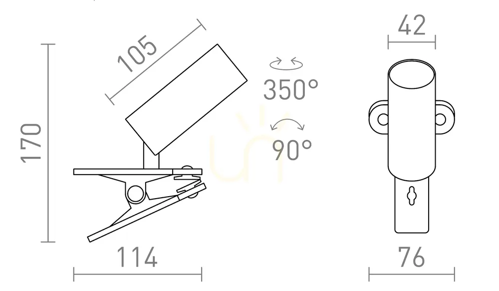 Vezi acum Spot Rendl Tapio On Clip Bílá 230 V Led 4.5 W 3000 K