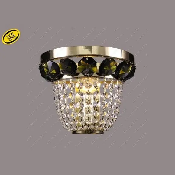 Nu rata Aplica de perete cristal Bohemia N25 166/01/6, 6 olivine