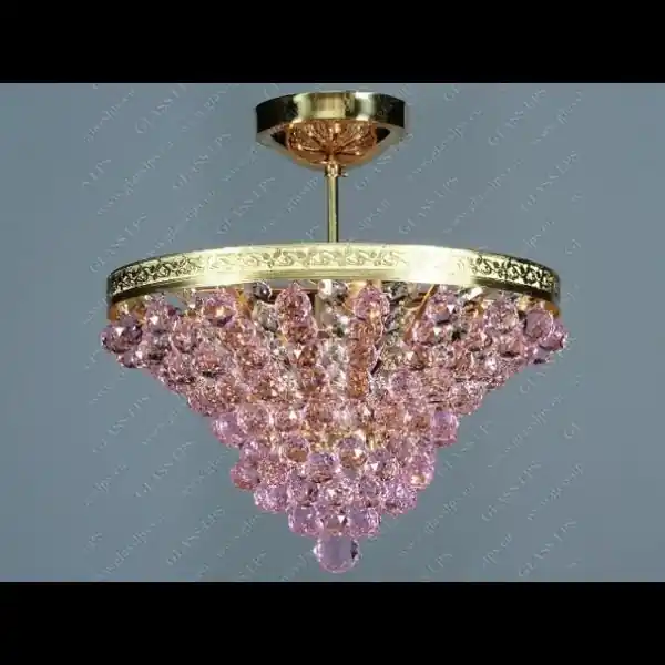 Reducere specială Plafoniera cristal Bohemia L15 522/06/4 rosalin