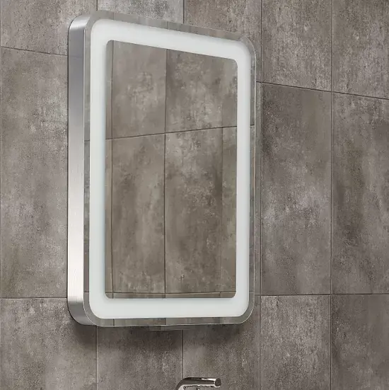 Oglinda de baie dreptunghiulara 60x80 cm, retractabila cu iluminare LED Miior 60 Pol 309683+R2S+BP-S Comandă acum