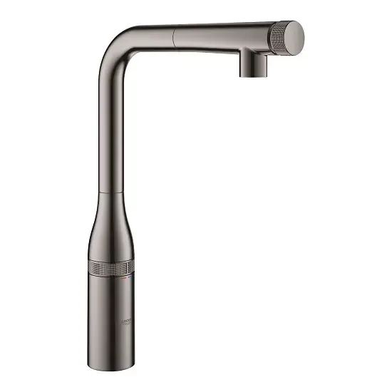 Baterie bucatarie, control push&turn, dus extractabil, Grohe Essence Smartcontrol antracit (hard graphite) 31615A00 Popular