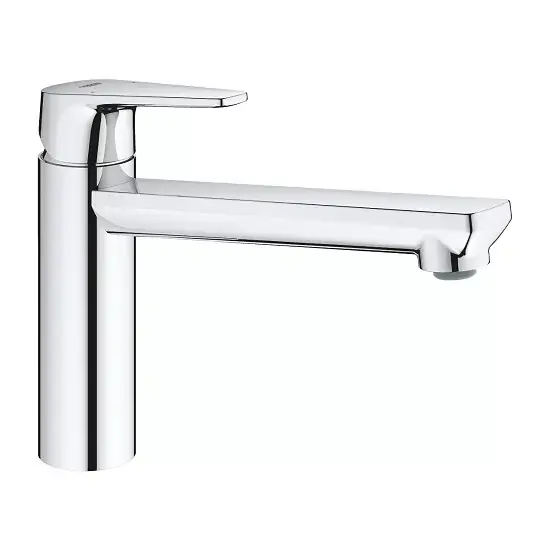 Baterie bucatarie monocomanda, cu pipa lunga, Grohe BauEdge 31693000 Reducere de preț
