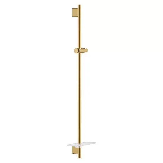 Bara de dus 900, cu polita, Grohe Rainshower SmartActive auriu mat (brushed cool sunrise) 26603GN0 Reducere