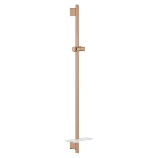 Bara de dus 900, cu polita, Grohe Rainshower SmartActive cupru mat (brushed warm sunset) 26603DL0 Reduceri