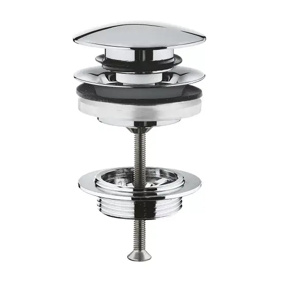 Ventil pentru lavoar, cu preaplin, click-clack, Grohe 65807000 Retur gratuit