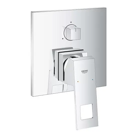 Ofertă exclusivă Baterie cada dus monocomanda, incastrata cu 3 iesiri, Grohe Eurocube 24094000