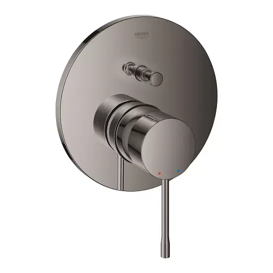 Baterie cada dus monocomanda, incastrata cu 2 iesiri, Grohe Essence antracit lucios (hard graphite) 24058A01 Super ofertă