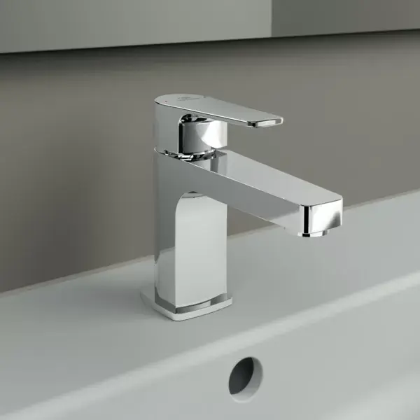 Baterie lavoar monocomanda H80, fara ventil, Ideal Standard Cerafine D BC682AA Lichidare de stoc