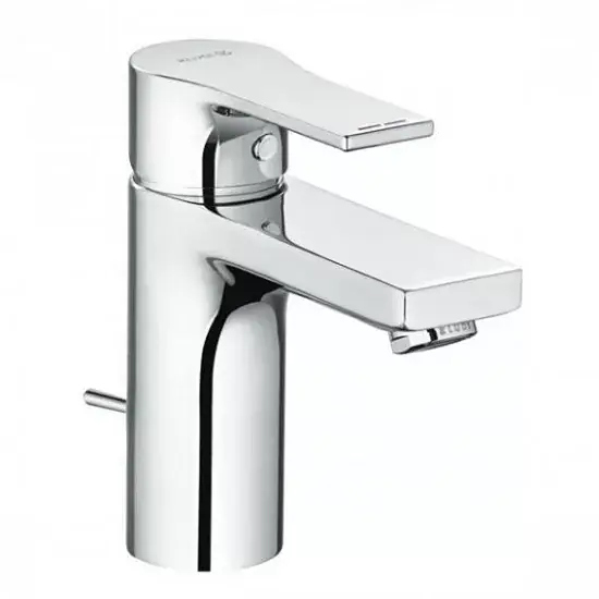 Baterie lavoar monocomanda cu ventil pop-up, crom, Kludi Zenta SL 100 482900565 Ofertă exclusivă