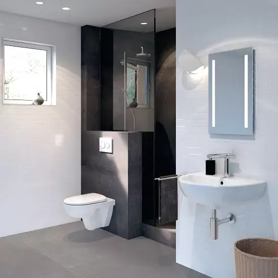 Capac vas wc cu fixare de jos, balamale inox, Geberit Selnova 500.331.01.1 Preț redus