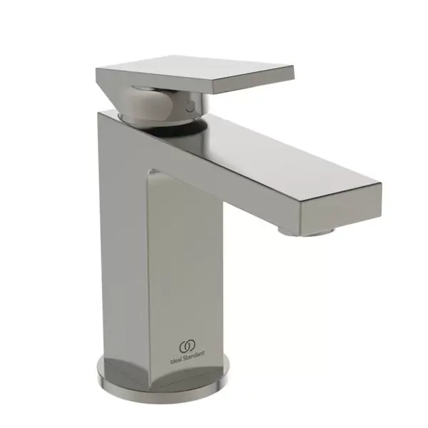 Cumpără acum Baterie lavoar monocomanda, cu ventil metalic, gri metalic (silver storm), Ideal Standard Extra BD500GN
