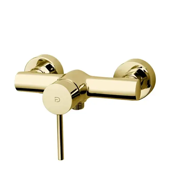 Baterie de dus monocomanda, fara set de dus, auriu lucios, FDesign Flusso FD1-FLS-7-55 Reducere extra