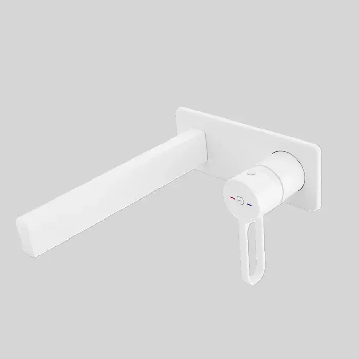Preț promoțional Baterie lavoar monocomanda, cu montaj incastrat, alb mat, FDesign Zaffiro FD1-ZFR-3PA-33