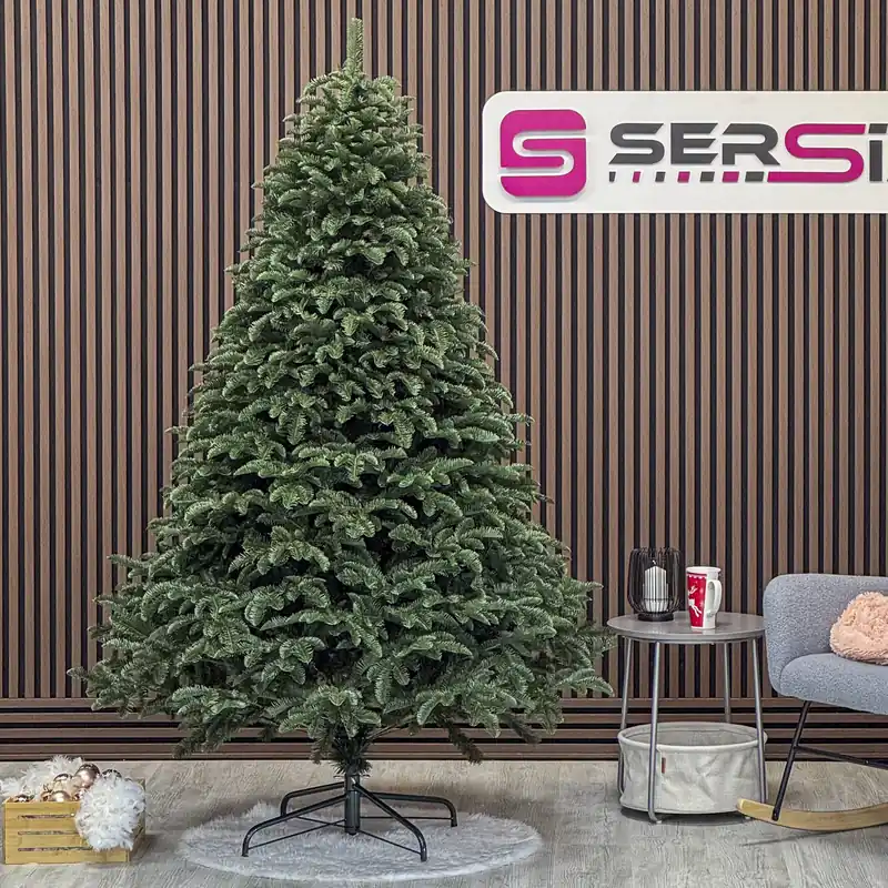 Calitate înaltă Brad artificial Christmas Deluxe by Sersimo, Alaska, verde, mix 2D+3D, 210 cm