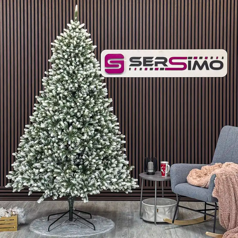 Super ofertă Brad artificial Christmas Deluxe by Sersimo, Polar Winter Select, integral 3D, 230 cm
