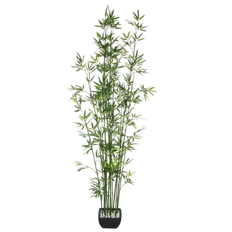 Noutate Planta artificiala Atmosphera bambus cu ghiveci ceramic, 180 cm, verde