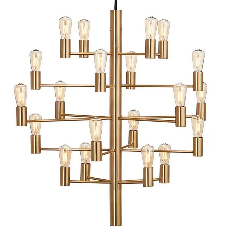 Manola 20 Candelabru Satin Brass - Herstal Expediere rapidă