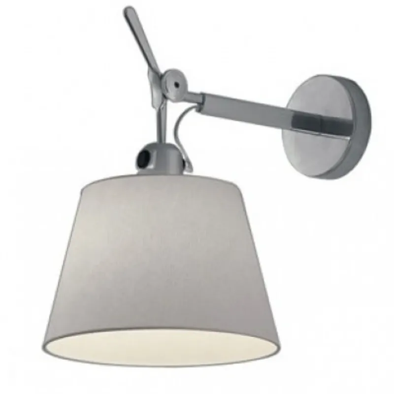 Tolomeo Parete Diffusore aplică de perete, gri, Ø 32 cm - Artemide Retur ușor