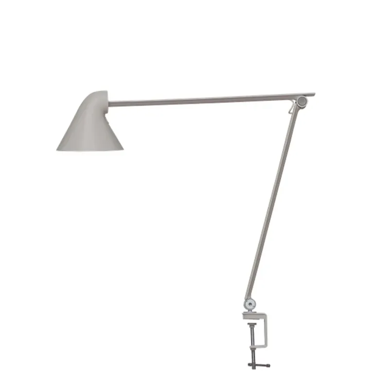 Doar azi NJP Veioză cu Clamp 2700K Light Grey - Louis Poulsen