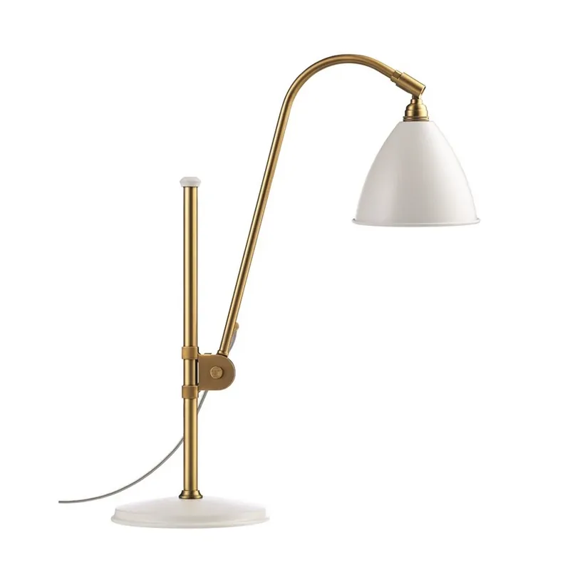 Preț mic Bestlite BL1 Veioză ø16 Brass/Matte White - GUBI