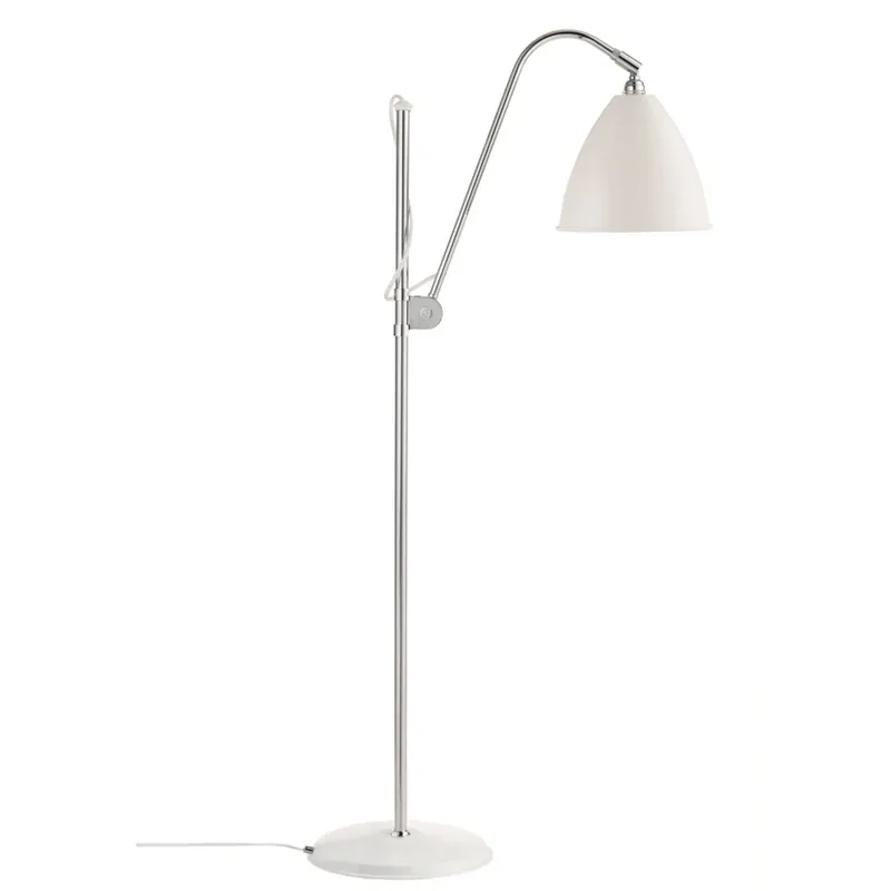 Bestlite BL3 Lampadar ø21 Chrome/Matte White - GUBI Lichidare de stoc