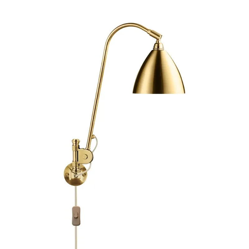 Popular Bestlite BL6 Aplică de Perete ø16 Brass/Brass - GUBI
