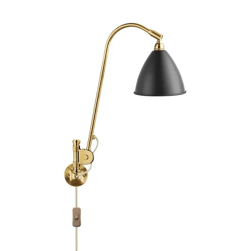 Reducere Bestlite BL6 Aplică de Perete ø16 Brass/Black - GUBI