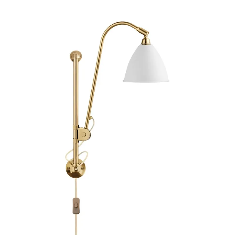 Ofertă limitată Bestlite BL5 Aplică de Perete ø16 Brass/Matte White - GUBI