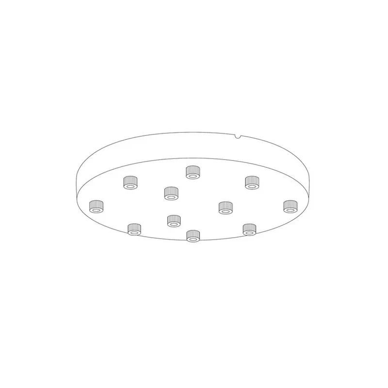 Ceiling Baza Ø400/11 Lustră Penduls Black - LIGHT-POINT Nu rata