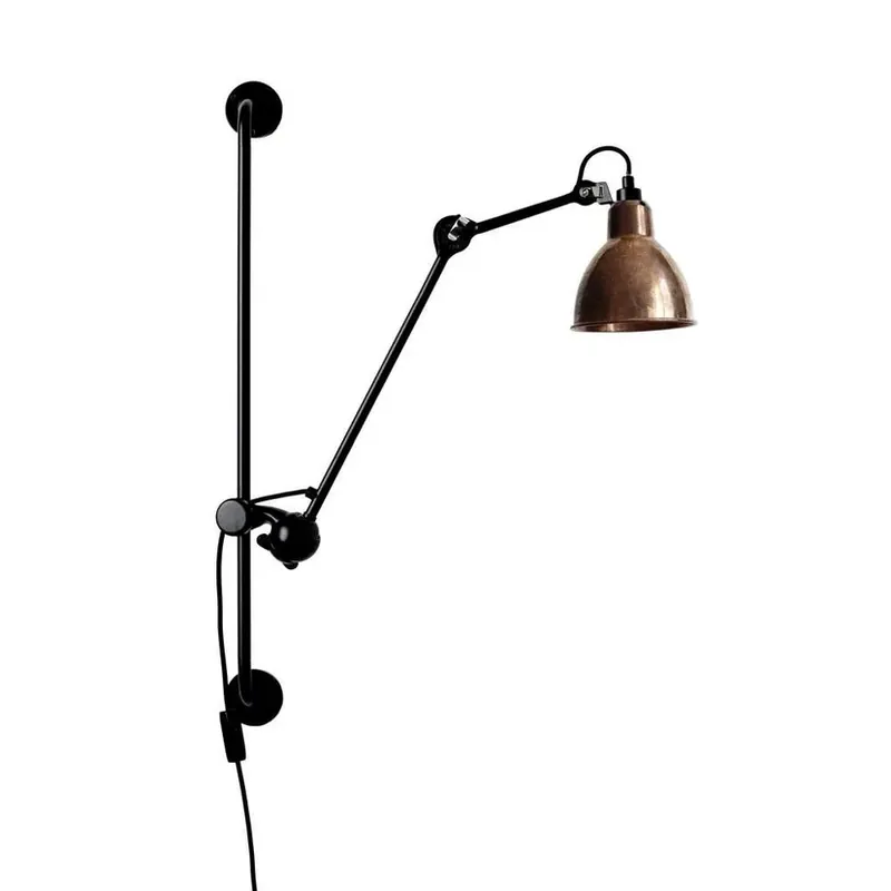 210 Aplică de Perete Black/Copper - Lampe Gras Discount
