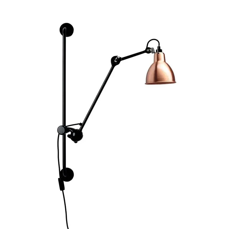 210 Aplică de Perete Black/Copper/White - Lampe Gras Ofertă