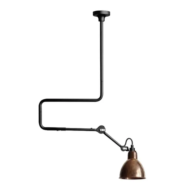 Nu rata 312 Plafonieră Black/Raw Copper/White - Lampe Gras