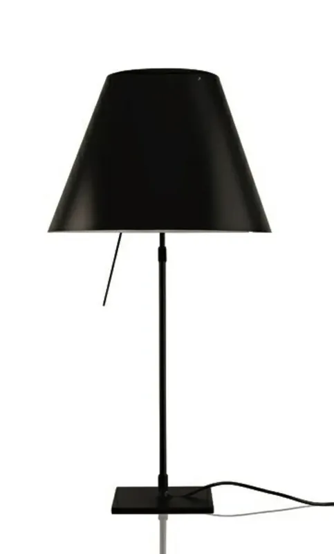 Reducere specială Lampa de masă Costanza, neagră, dimabil - Luceplan