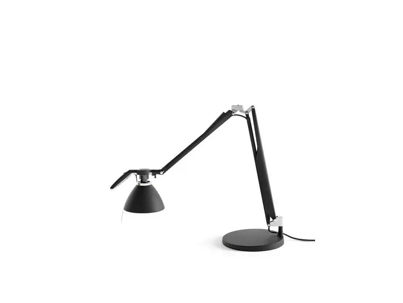 Lampa de masă Fortebraccio, negru, reglabilă - Luceplan Disponibil imediat