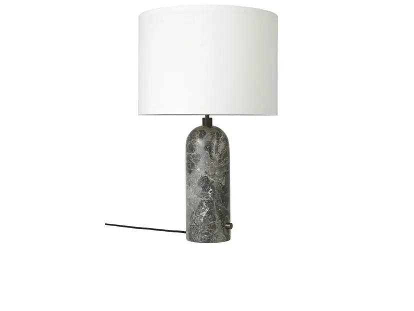 Gravity Veioză Large Grey Marble/White - GUBI Nu rata
