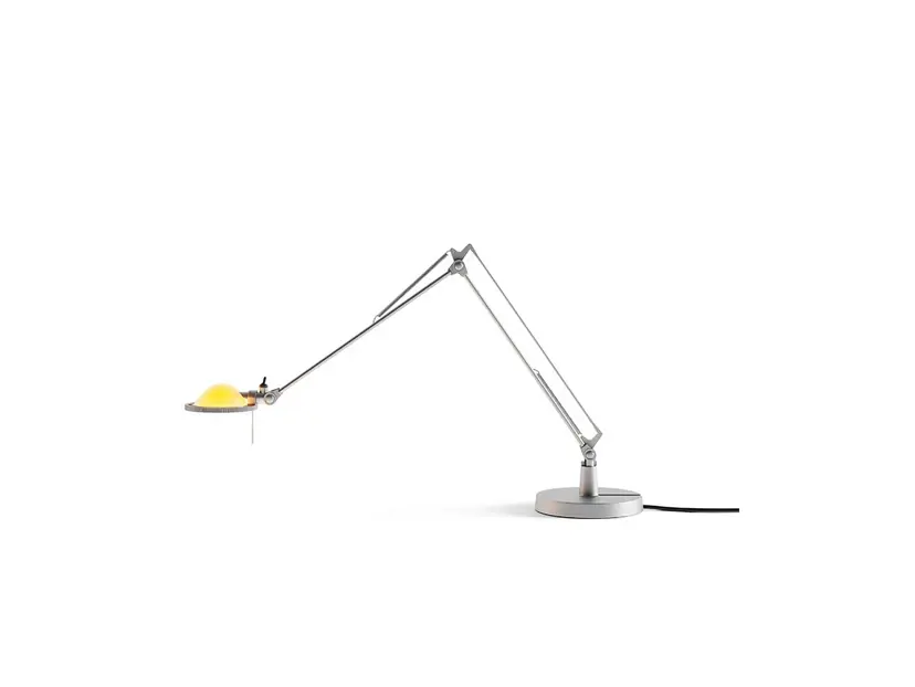 Calitate înaltă Lampa de masă Berenice 30x30 Galben/Aluminiu - Luceplan