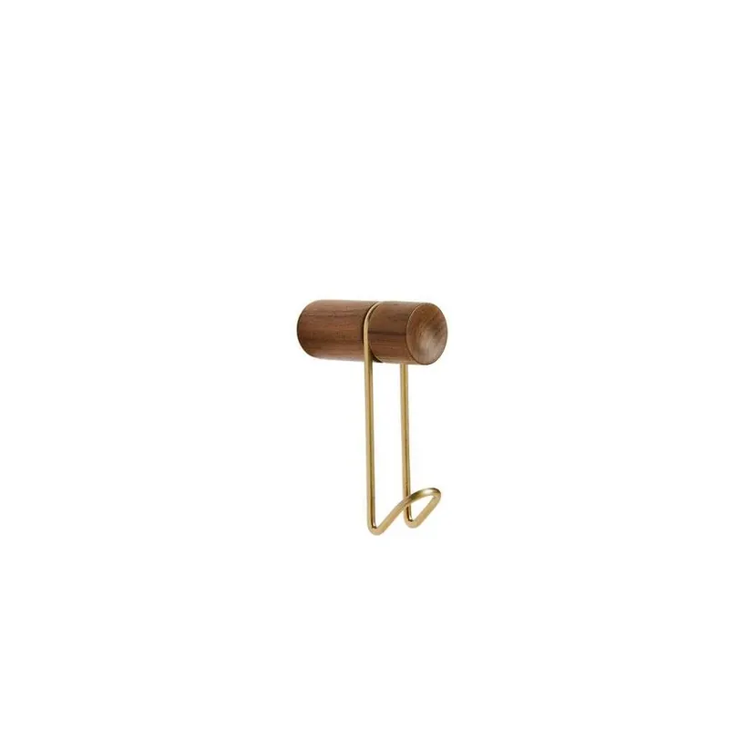 Around Cârlig pentru haine Small Walnut/Brass - Woud Retur ușor