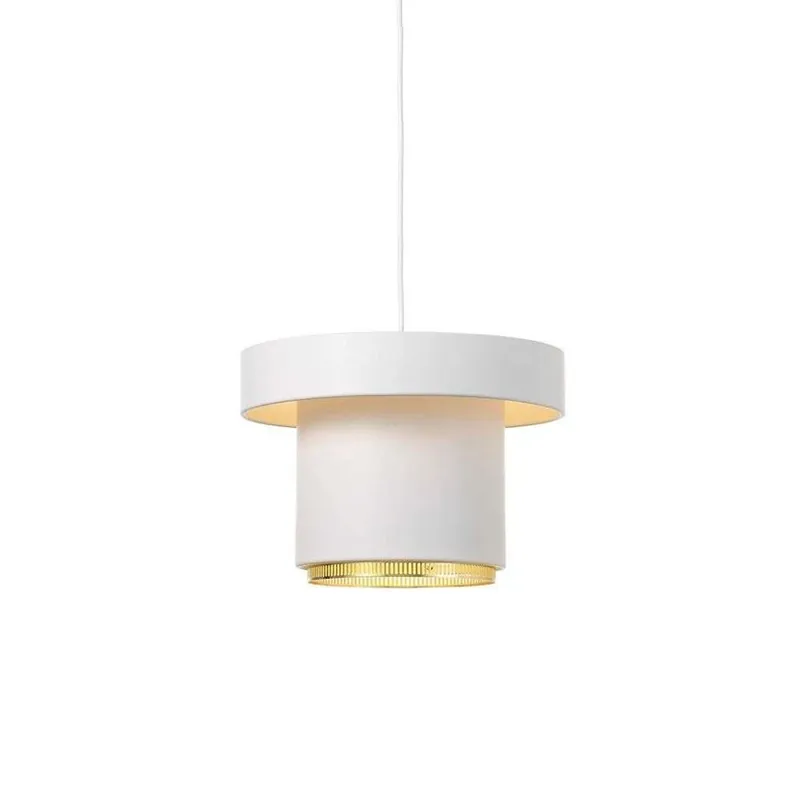 A201 Lustră Pendul White/Brass - Artek Popular