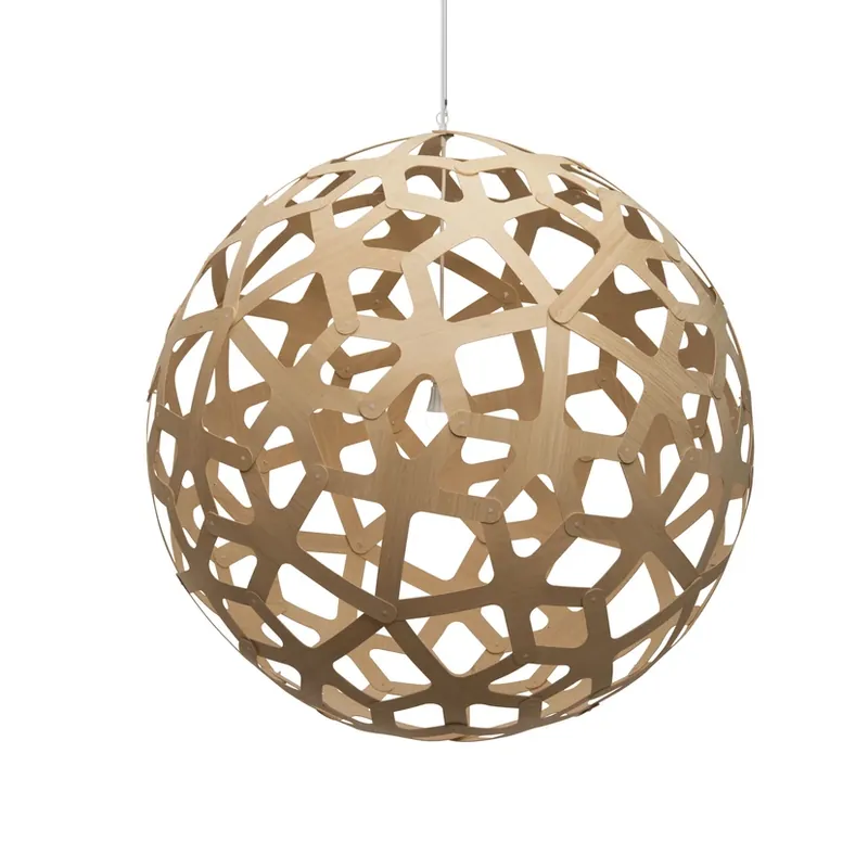Coral Lustră Pendul Ø100 Bamboo - David Trubridge Reducere extra