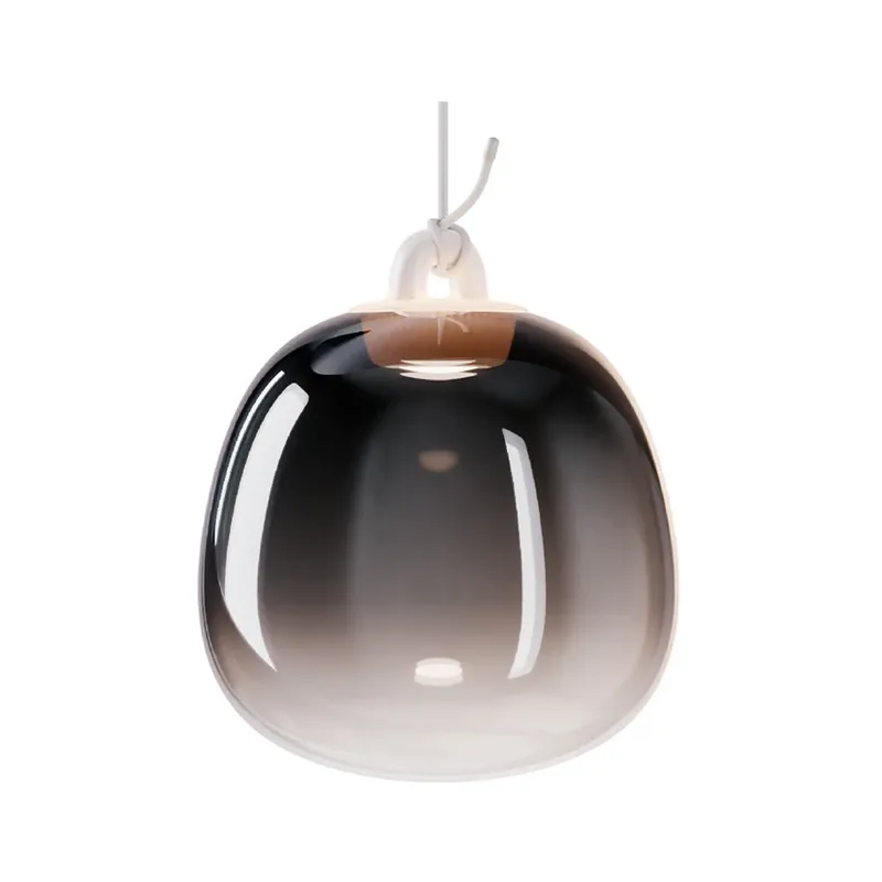 Cumpără online Oblò Lustră Pendul Small 2700K Glossy Fum/Alb - Lodes