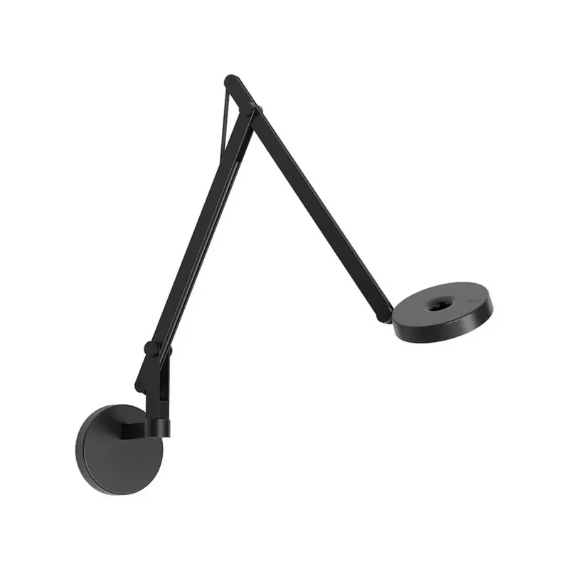 Ofertă de sezon String W2 Mini aplică de perete DTW, negru, Ø 10,5 cm - Rotaliana