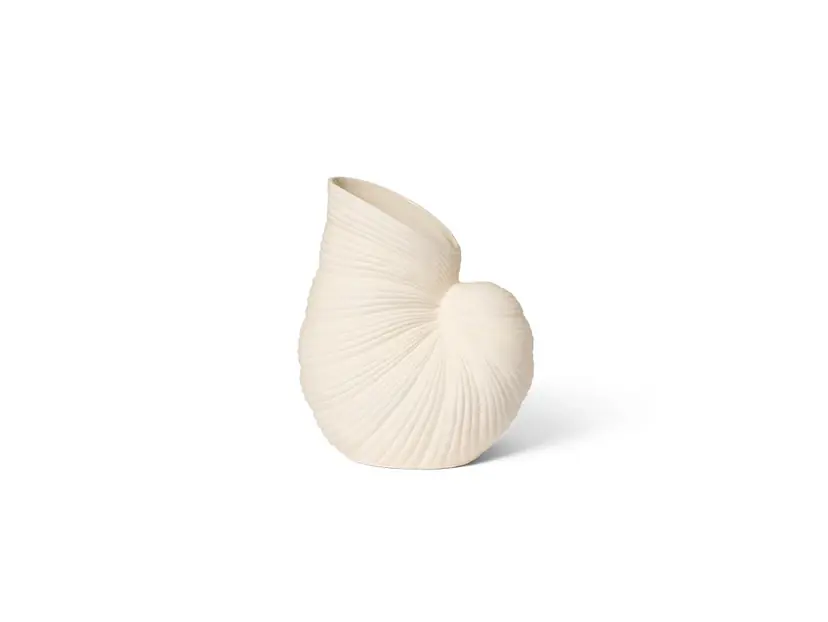 Shell Vase Off-White - Ferm Living Expediere rapidă