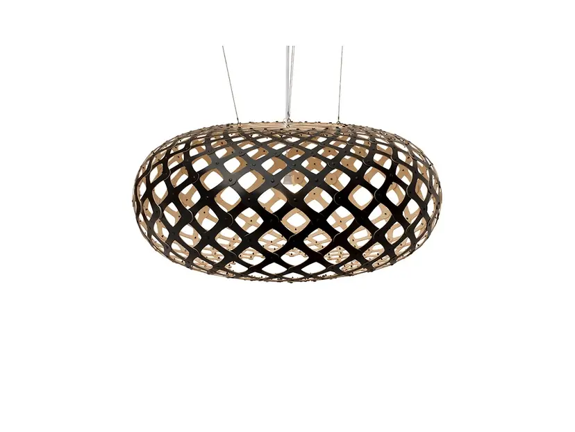 Kina Lustră Pendul Ø140 Black 1 Side - David Trubridge Noutate