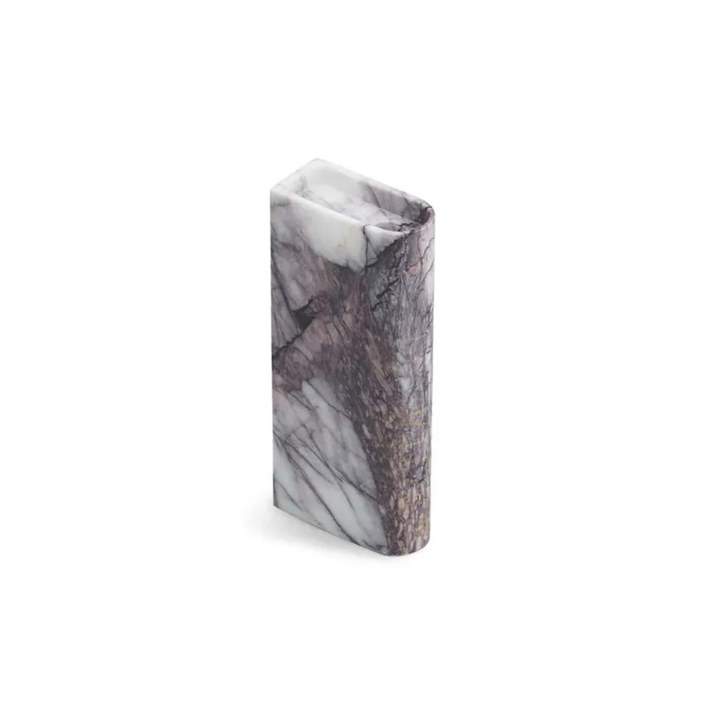 Ofertă exclusivă Monolith Suport pentru Lumânări Tall Mixed White Marble - Northern
