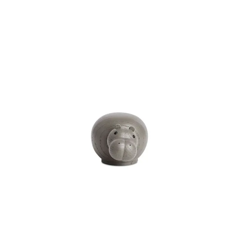 Hibo Hippopotamus Small Taupe - Woud Promoție