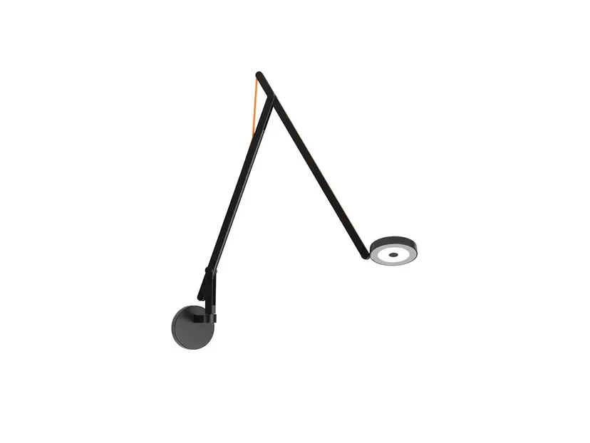 Cumpără acum String W2 Aplică de Perete DTW Matt Black/Orange - Rotaliana