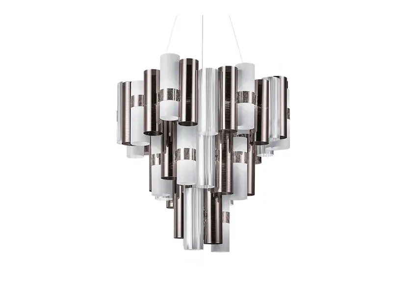Preț redus La Lollo Lustră Pendul XL Pewter - Slamp